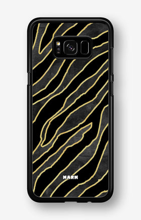 Samsung Galaxy S8 Hard Case – Golden Zebra - View 1