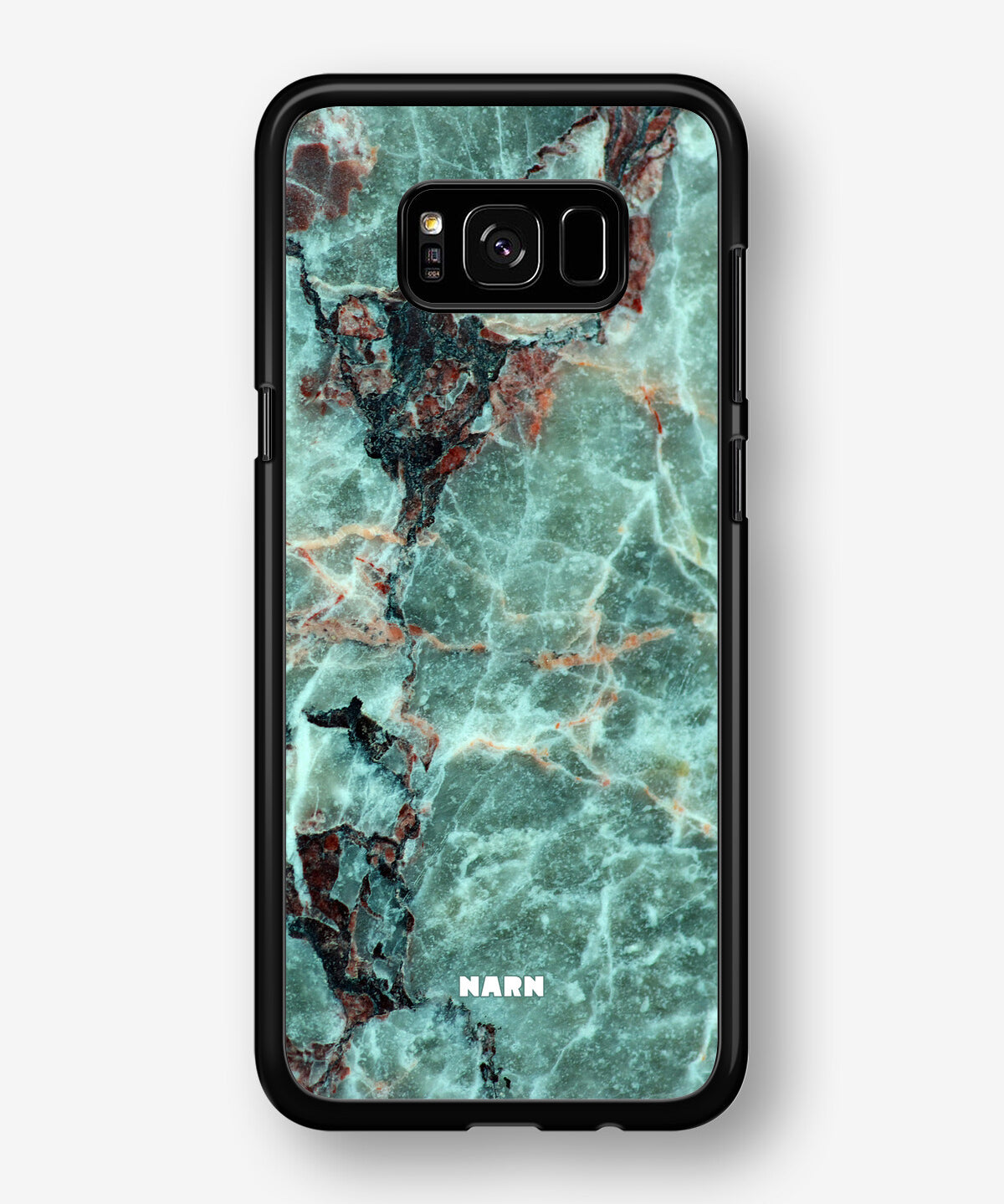 Samsung Galaxy S8 Hard Case – Green Marble - View 1