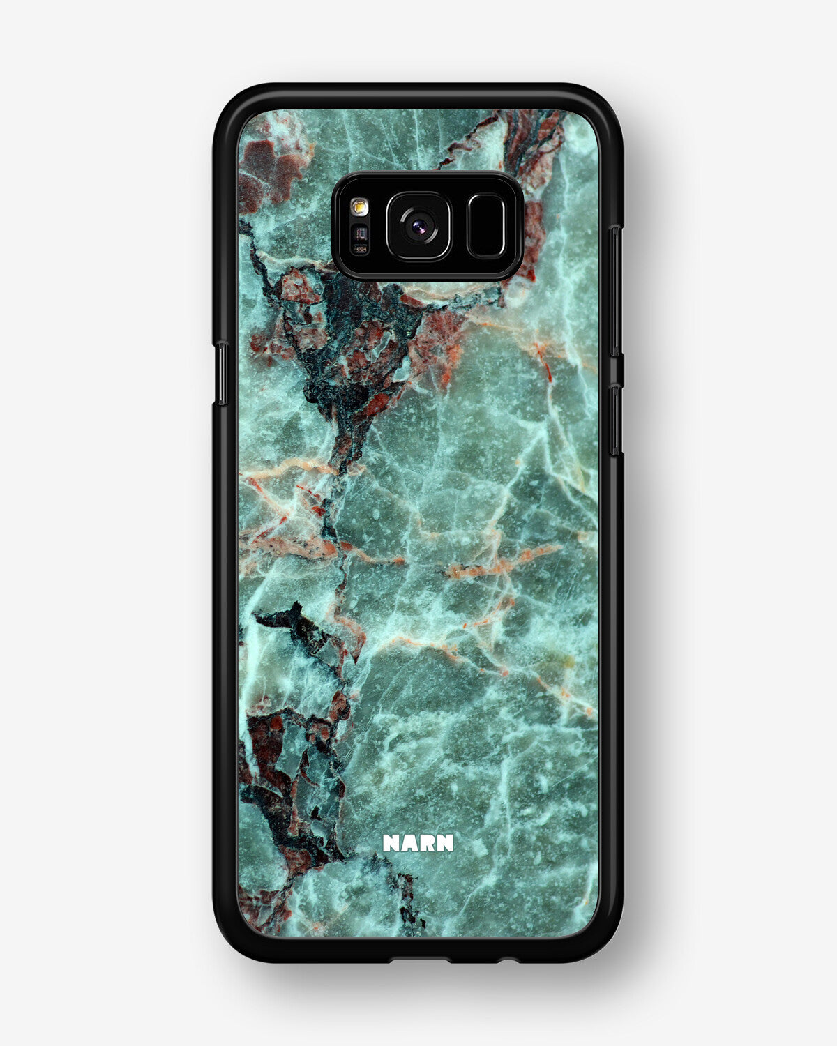 Samsung Galaxy S8 Hard Case – Green Marble - View 1