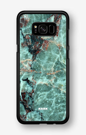 Samsung Galaxy S8 Hard Case – Green Marble - View 1
