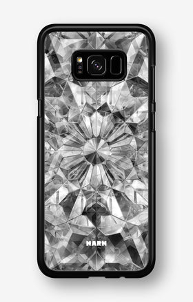 Samsung Galaxy S8 Hard Case – Grey Crystals - View 1