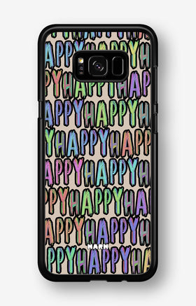 Samsung Galaxy S8 Hard Case – Happy - View 1