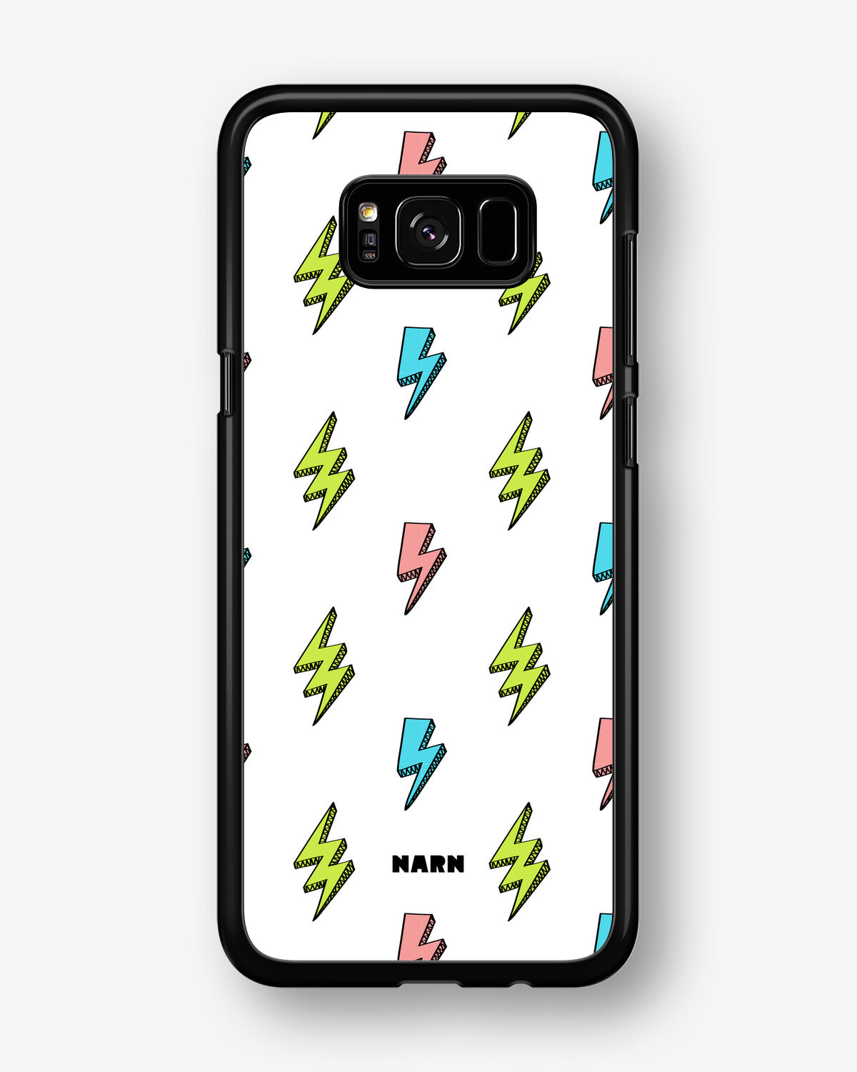 Samsung Galaxy S8 Hard Case – Lightning Bolts - View 1
