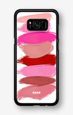 Samsung Galaxy S8 Hard Case – Lipstick Smears - View 1