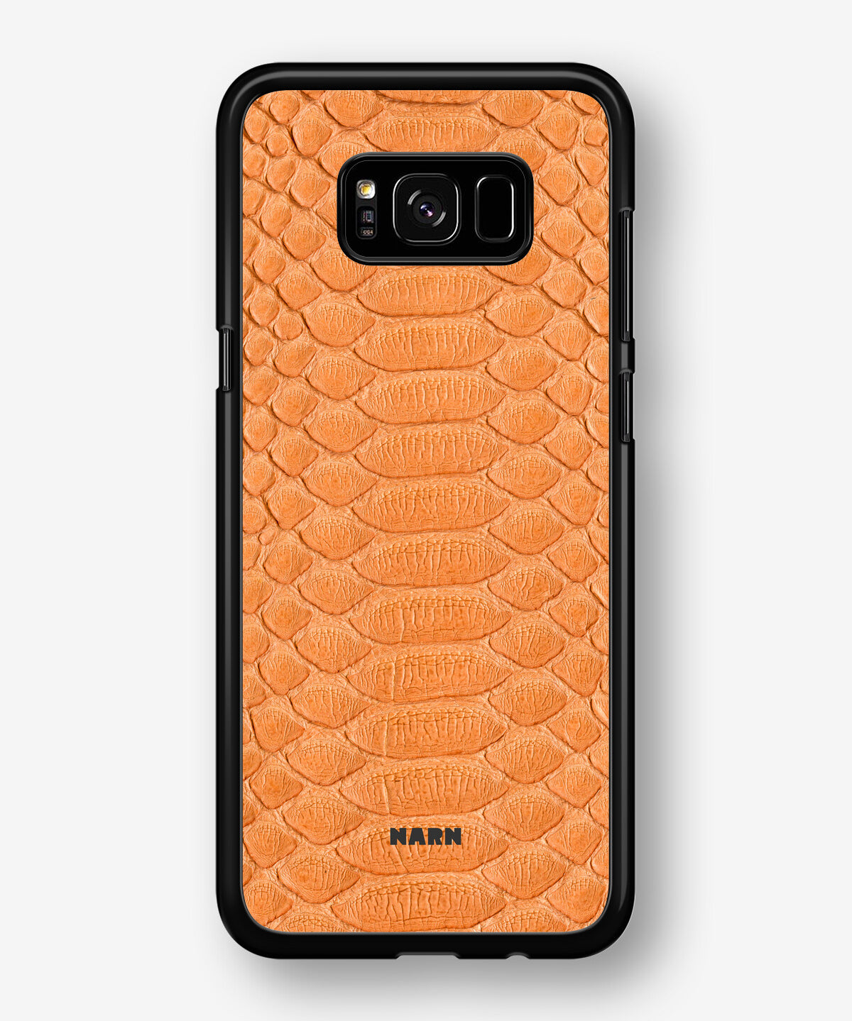 Samsung Galaxy S8 Hard Case – Orange Snake - View 1