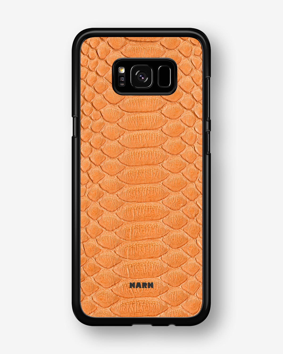 Samsung Galaxy S8 Hard Case – Orange Snake - View 1