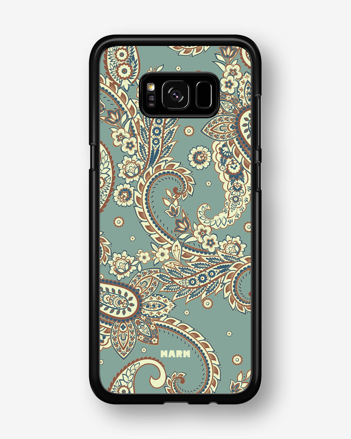 Samsung Galaxy S8 Hard Case – Paisley Green - View 1
