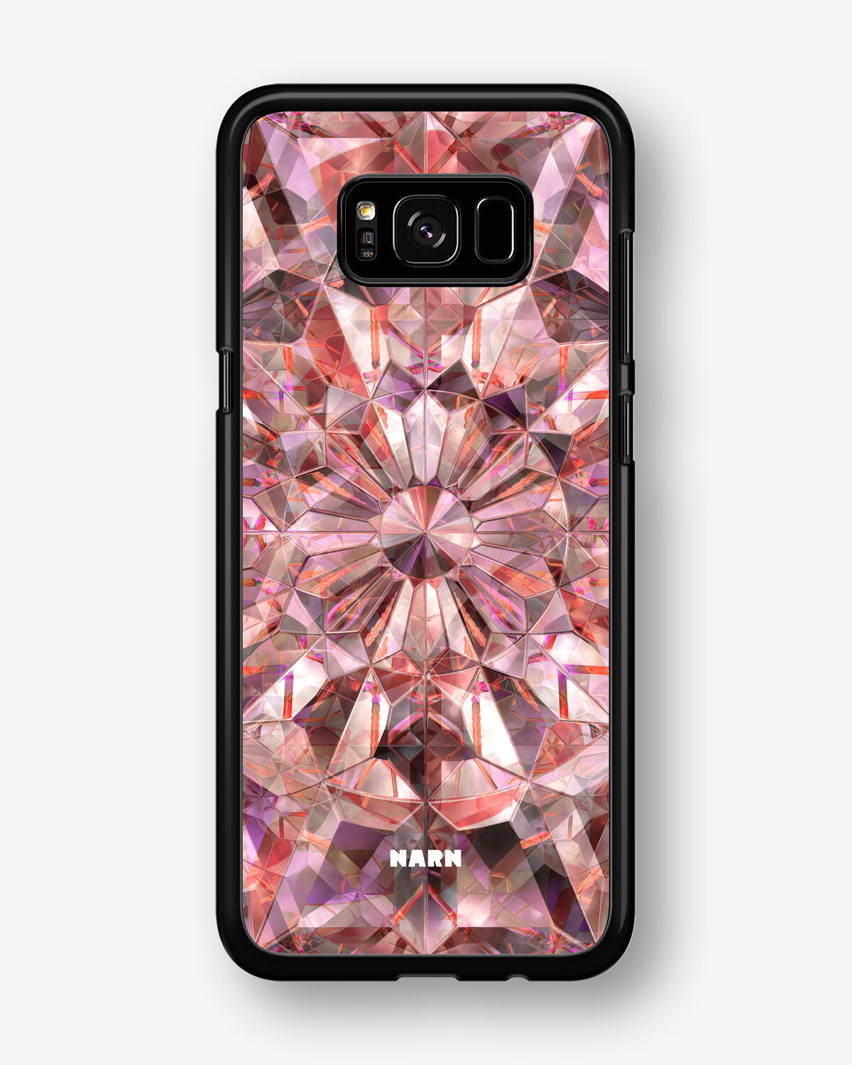 Samsung Galaxy S8 Hard Case – Pink Crystals - View 1