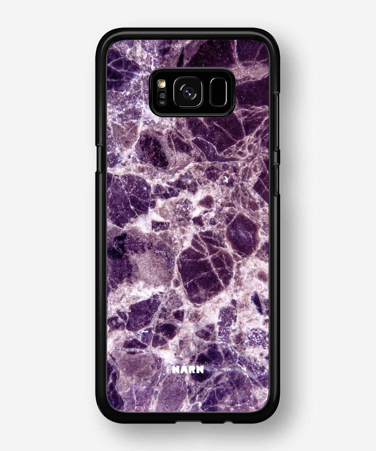 Samsung Galaxy S8 Hard Case – Purple Marble - View 1