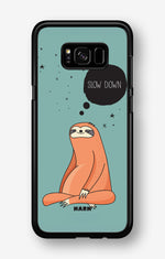 Samsung Galaxy S8 Hard Case – Slow Down Sloth - View 1