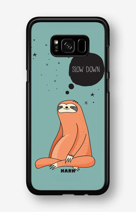 Samsung Galaxy S8 Hard Case – Slow Down Sloth - View 1