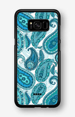 Samsung Galaxy S8 Hard Case – Turquoise Paisley - View 1