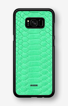 Samsung Galaxy S8 Hard Case – Turquoise Snake - View 1