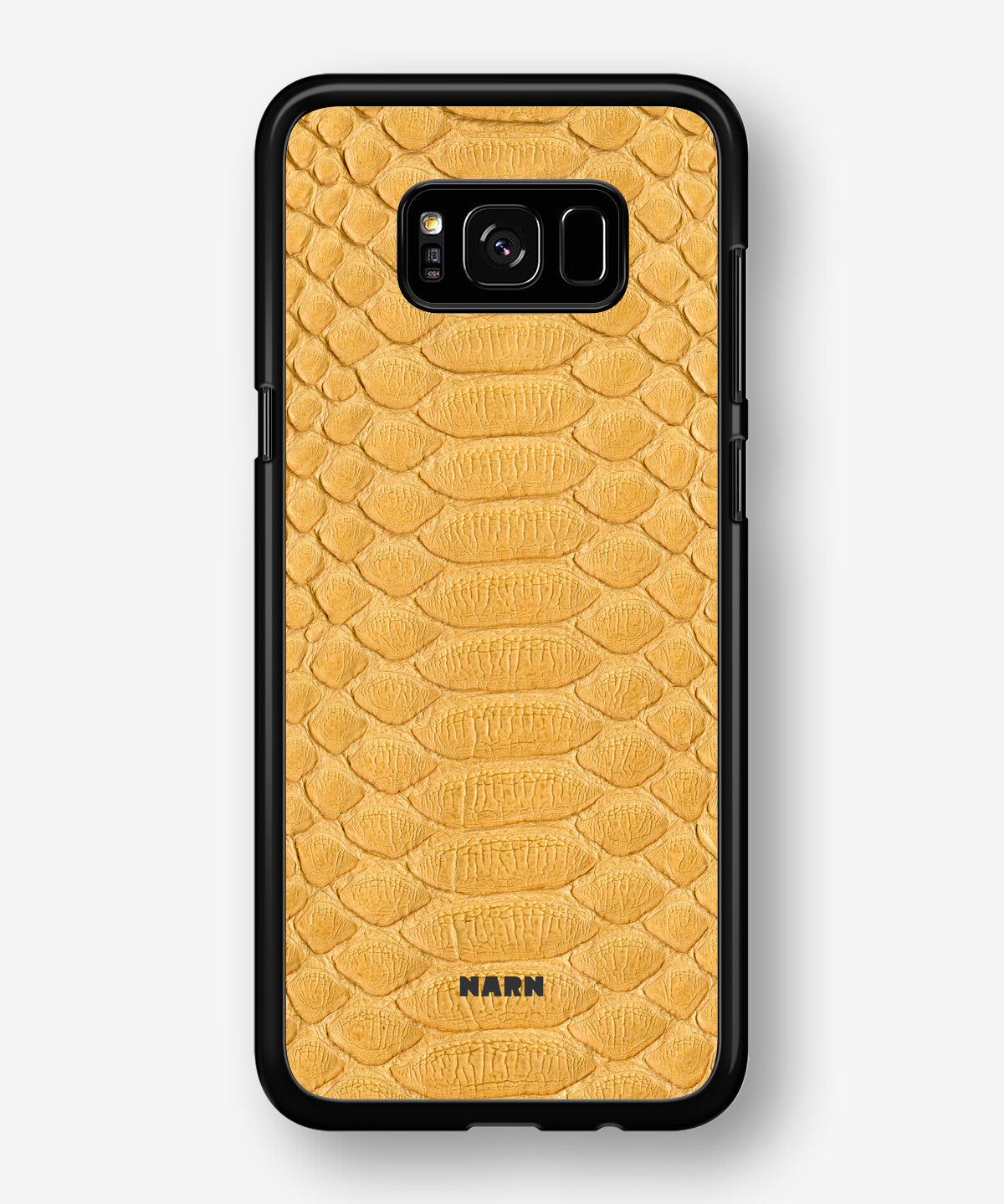 Samsung Galaxy S8 Hard Case – Yellow Snake - View 1