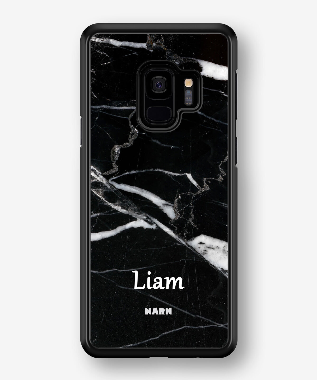 Samsung Galaxy S9 Hard Case – Custom - Black Marble - View 1