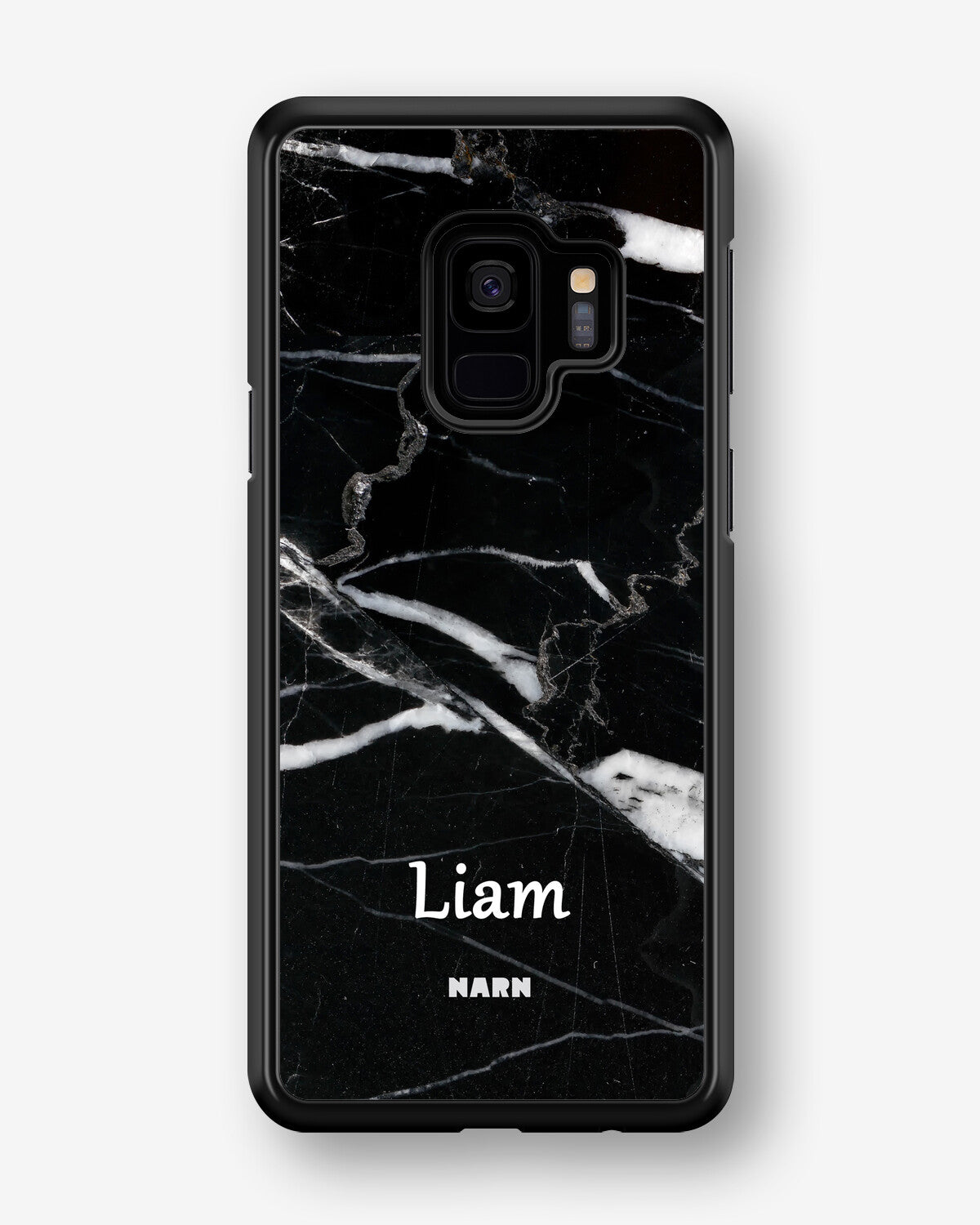 Samsung Galaxy S9 Hard Case – Custom - Black Marble - View 1