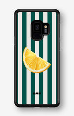 Samsung Galaxy S9 Hard Case – Lemon Stripes - View 1
