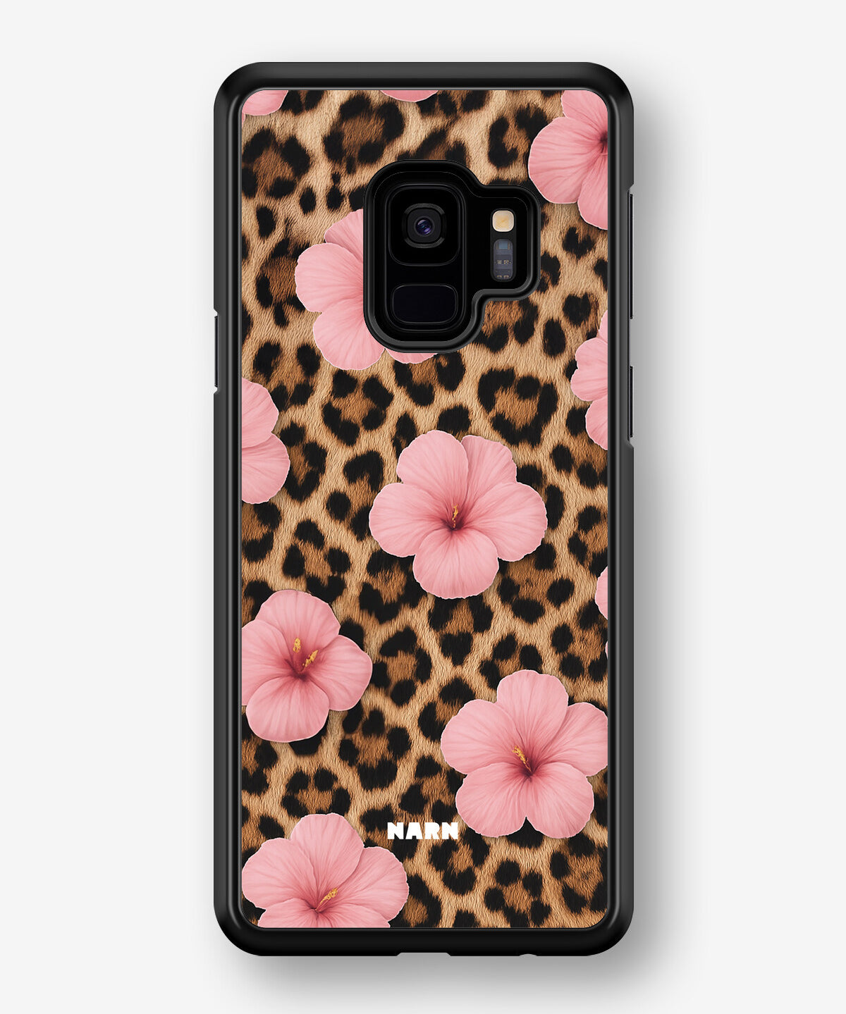 Samsung Galaxy S9 Hard Case – Leopard Flower - View 1