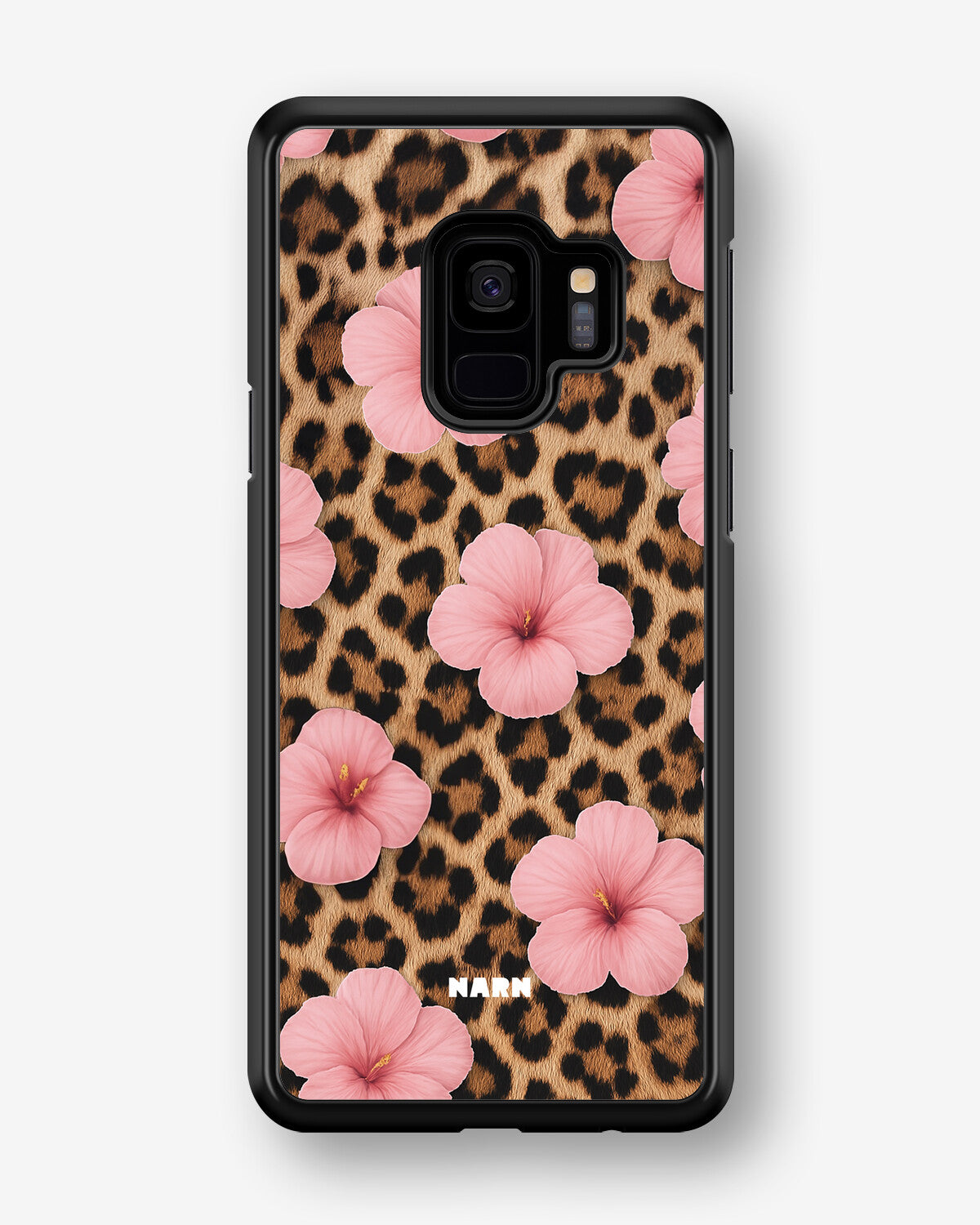Samsung Galaxy S9 Hard Case – Leopard Flower - View 1