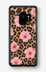 Samsung Galaxy S9 Hard Case – Leopard Flower - View 1