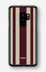 Samsung Galaxy S9 Plus Hard Case – Bordeaux Stripe - View 1