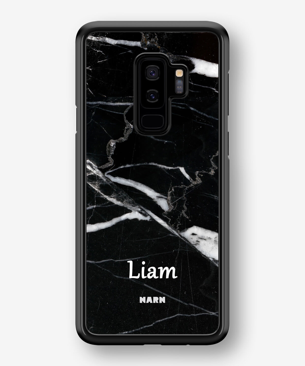 Samsung Galaxy S9 Plus Hard Case – Custom - Black Marble - View 1