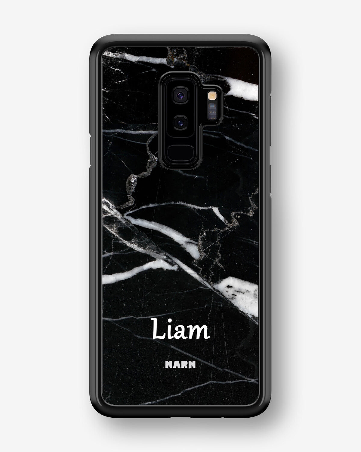 Samsung Galaxy S9 Plus Hard Case – Custom - Black Marble - View 1