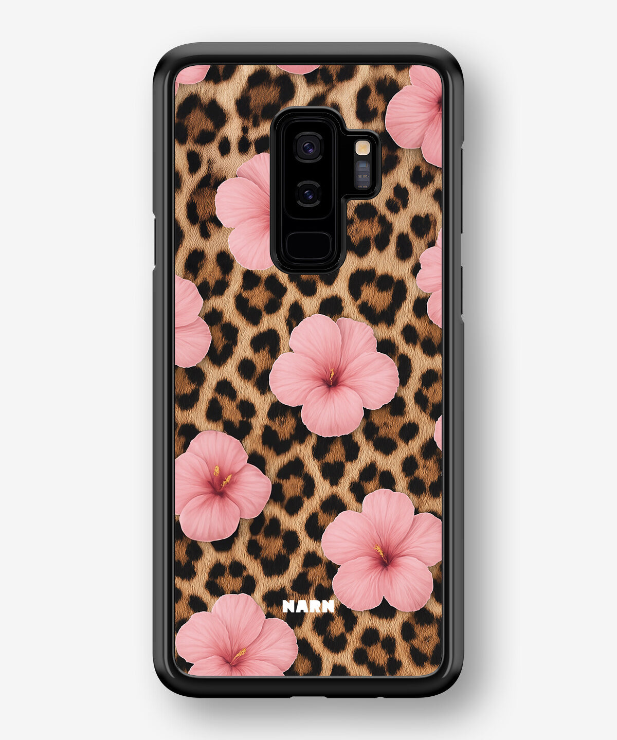 Samsung Galaxy S9 Plus Hard Case – Leopard Flower - View 1