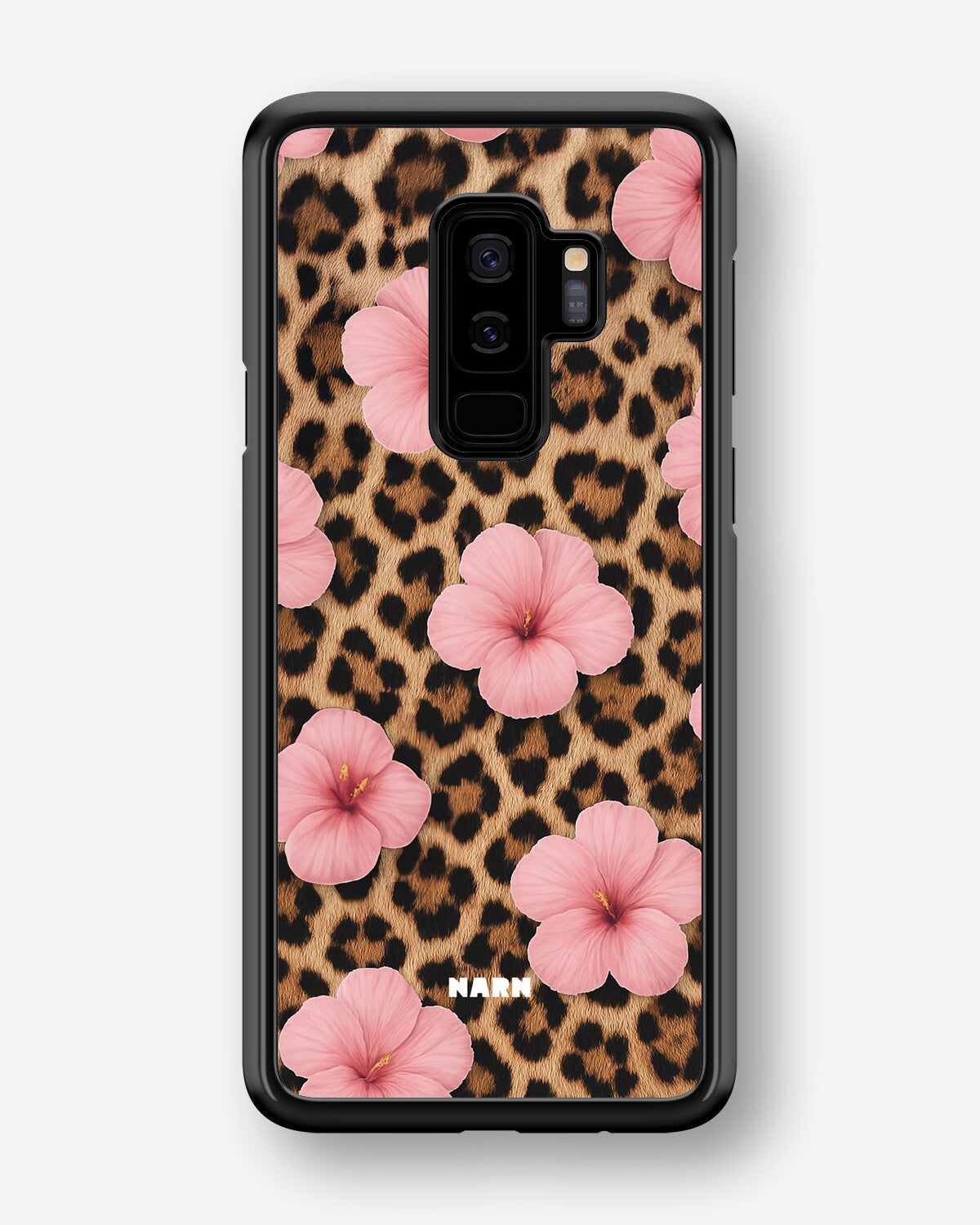 Samsung Galaxy S9 Plus Hard Case – Leopard Flower - View 1