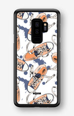 Samsung Galaxy S9 Plus Hard Case – Apricot Sneakers - View 1