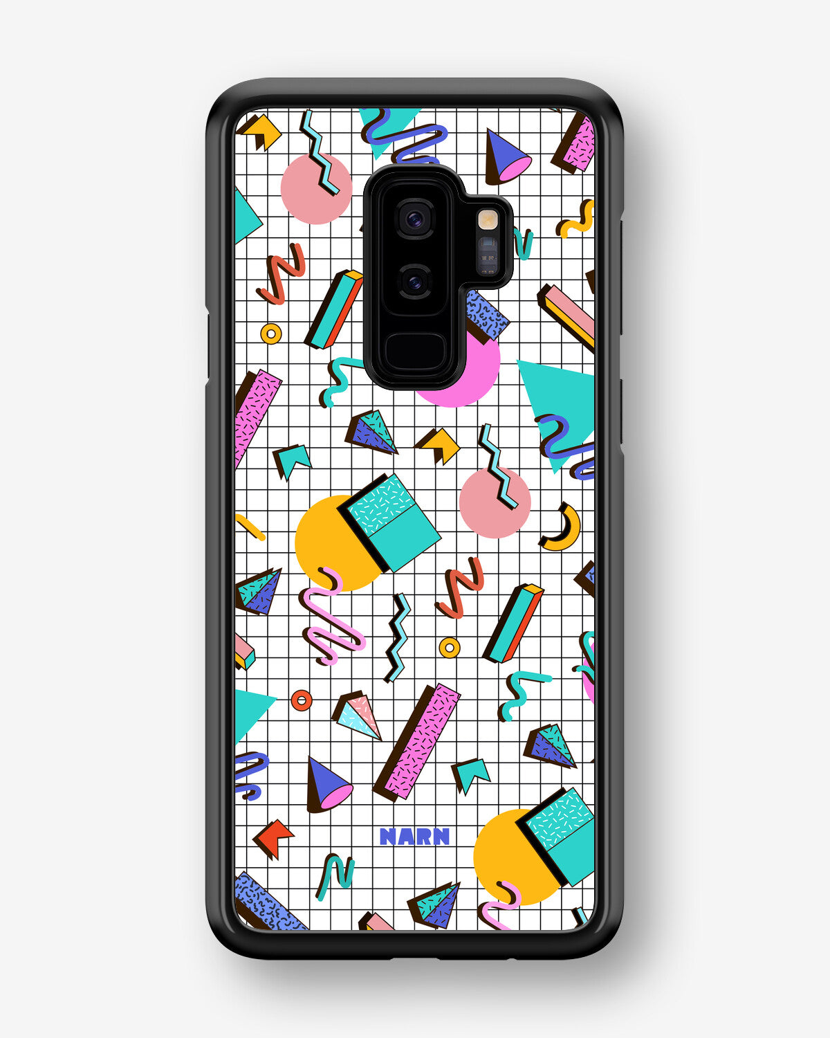 Samsung Galaxy S9 Plus Hard Case – 80s Memphis - View 1