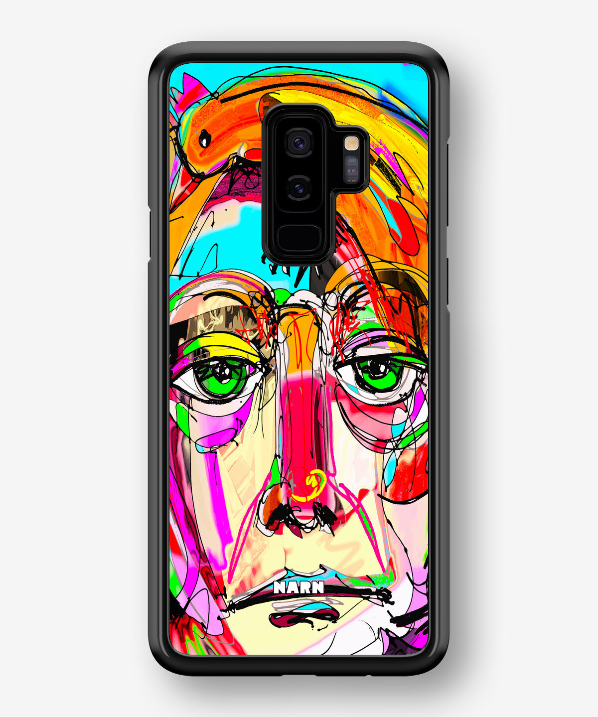 Samsung Galaxy S9 Plus Hard Case – Abstract Portrait - View 1