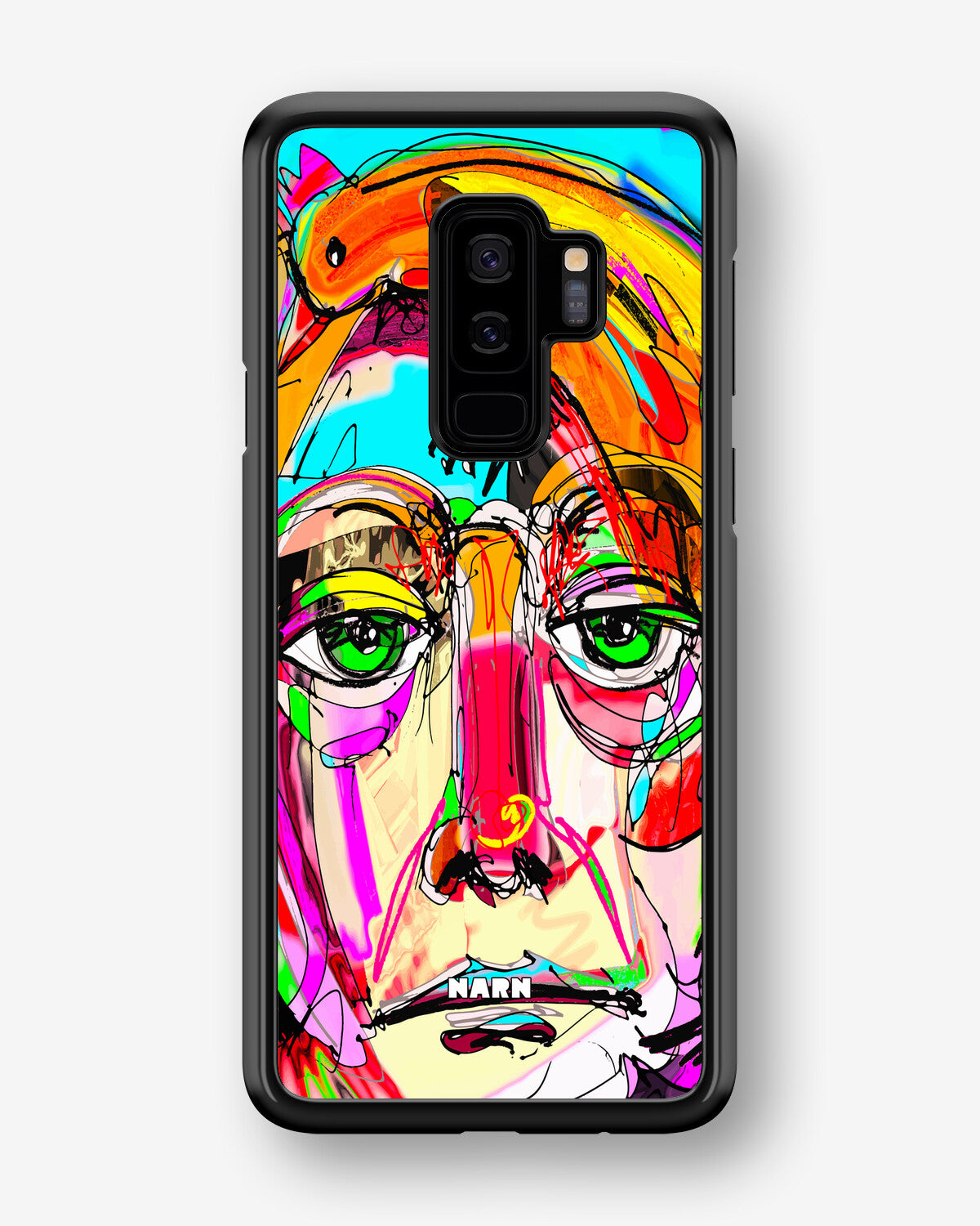 Samsung Galaxy S9 Plus Hard Case – Abstract Portrait - View 1