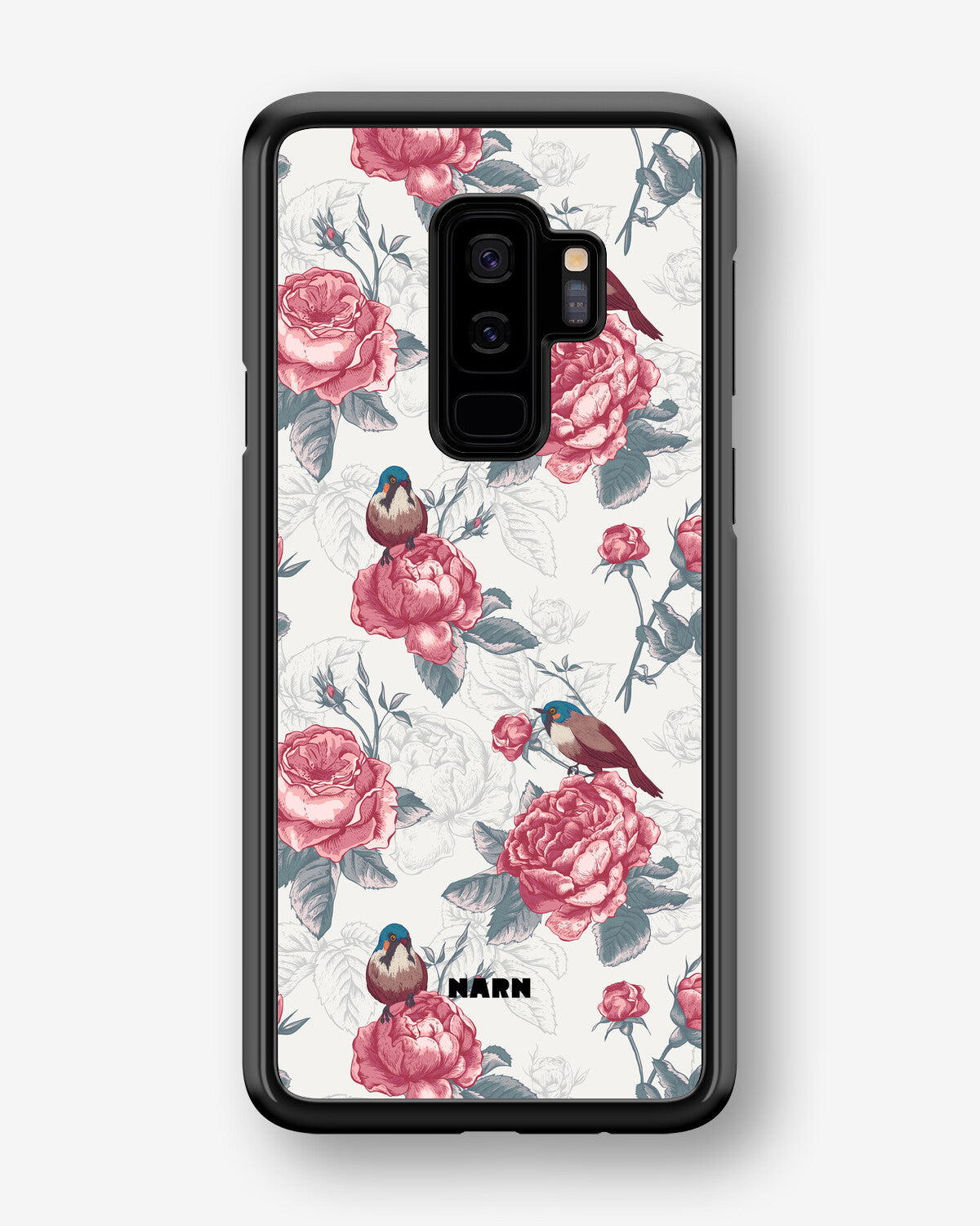 Samsung Galaxy S9 Plus Hard Case – Birds Among Roses - View 1