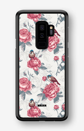 Samsung Galaxy S9 Plus Hard Case – Birds Among Roses - View 1