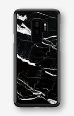 Samsung Galaxy S9 Plus Hard Case – Black Marble - View 1