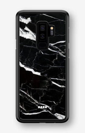 Samsung Galaxy S9 Plus Hard Case – Black Marble - View 1