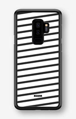 Samsung Galaxy S9 Plus Hard Case – Black Stripes - View 1