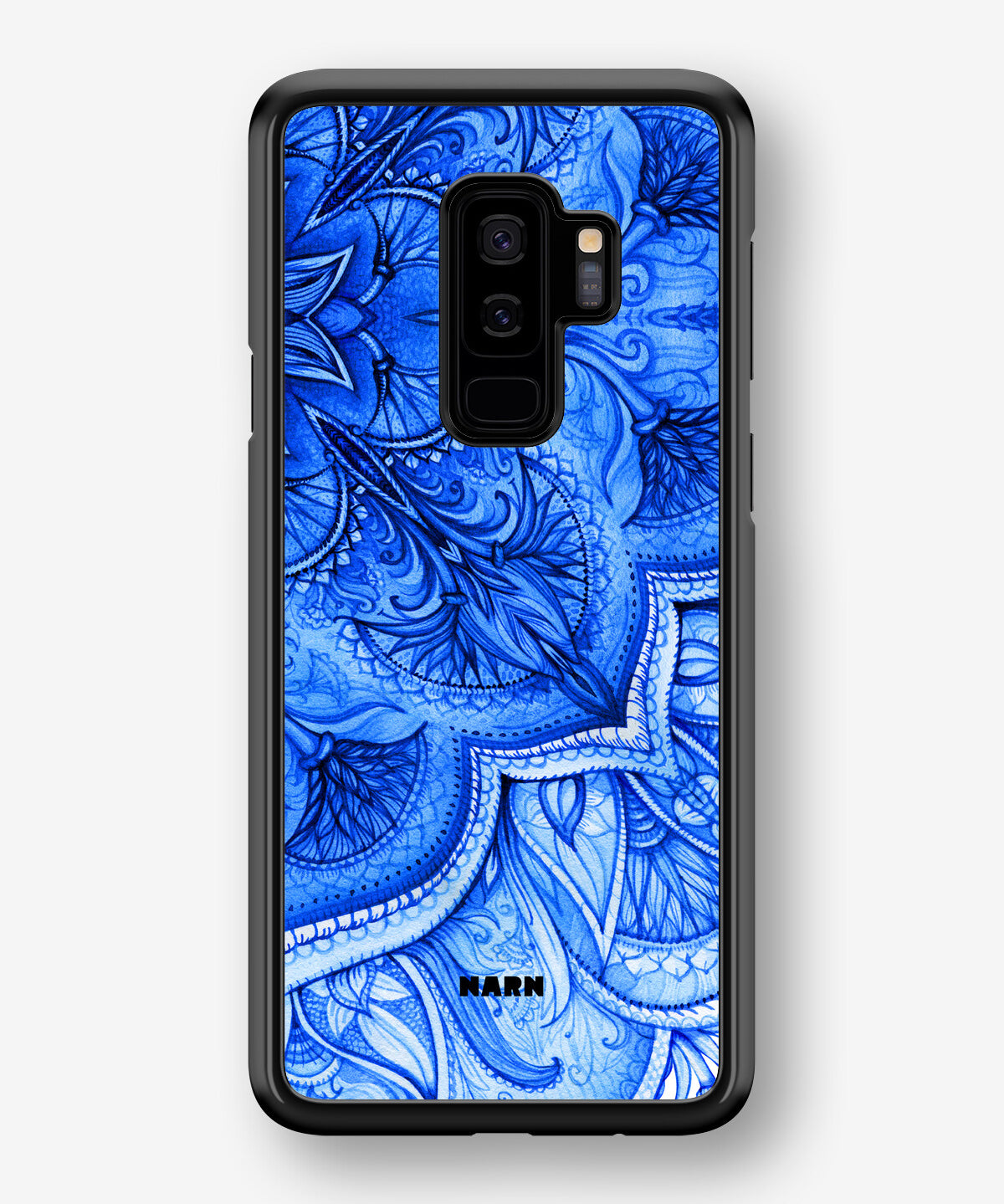 Samsung Galaxy S9 Plus Hard Case – Blue Vintage - View 1