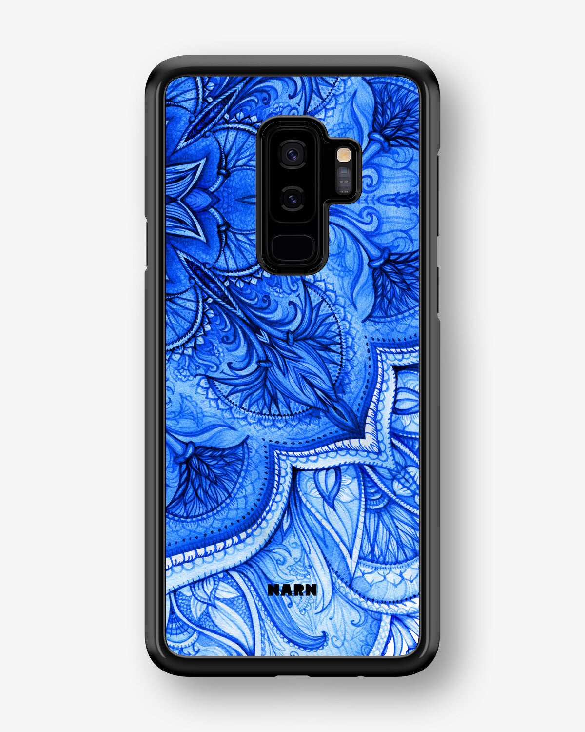Samsung Galaxy S9 Plus Hard Case – Blue Vintage - View 1