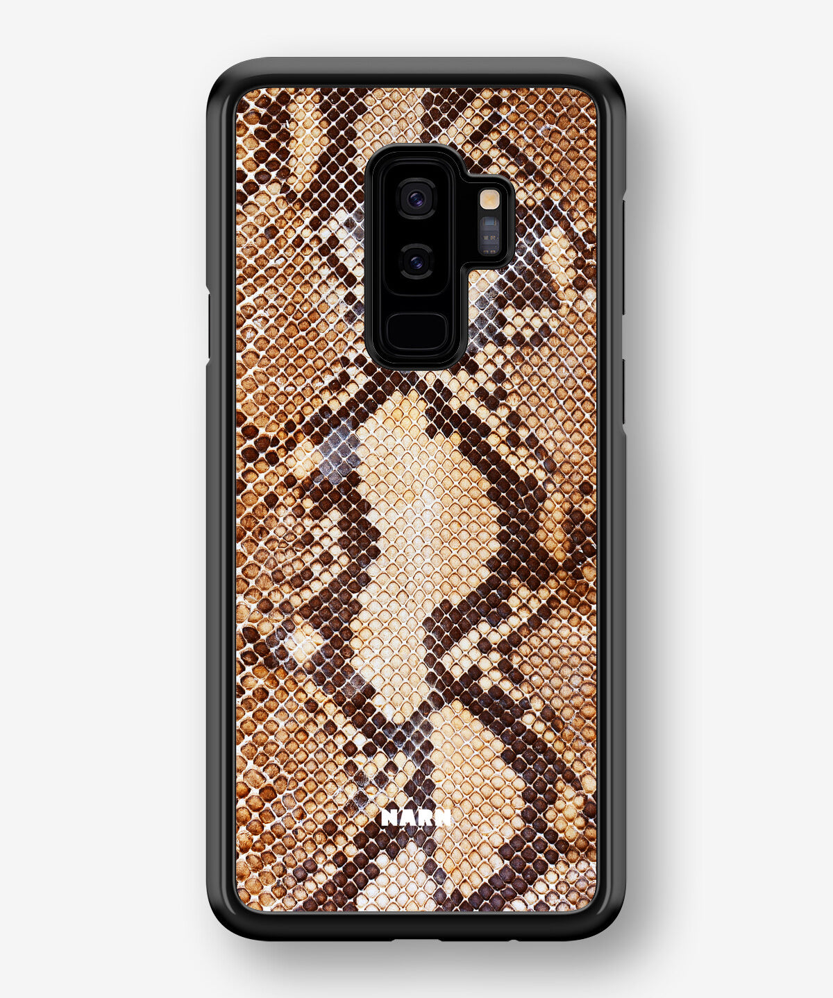 Samsung Galaxy S9 Plus Hard Case – Brown Snakeskin - View 1