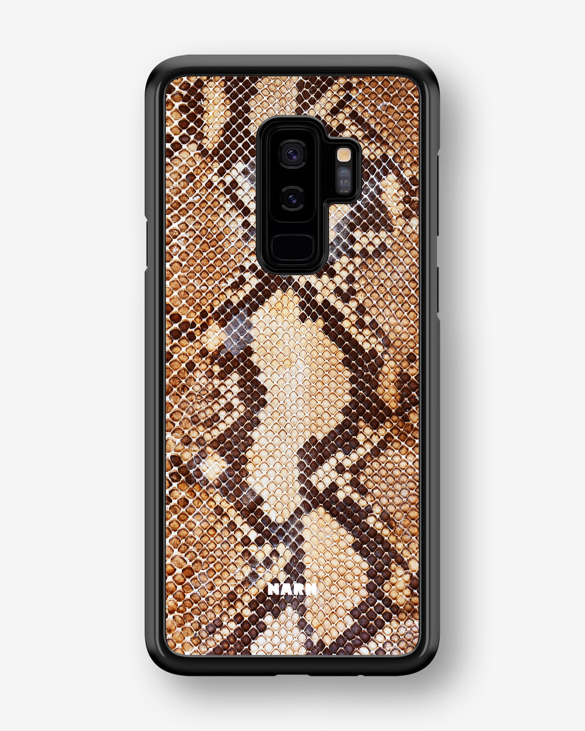 Samsung Galaxy S9 Plus Hard Case – Brown Snakeskin - View 1