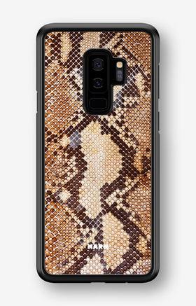 Samsung Galaxy S9 Plus Hard Case – Brown Snakeskin - View 1