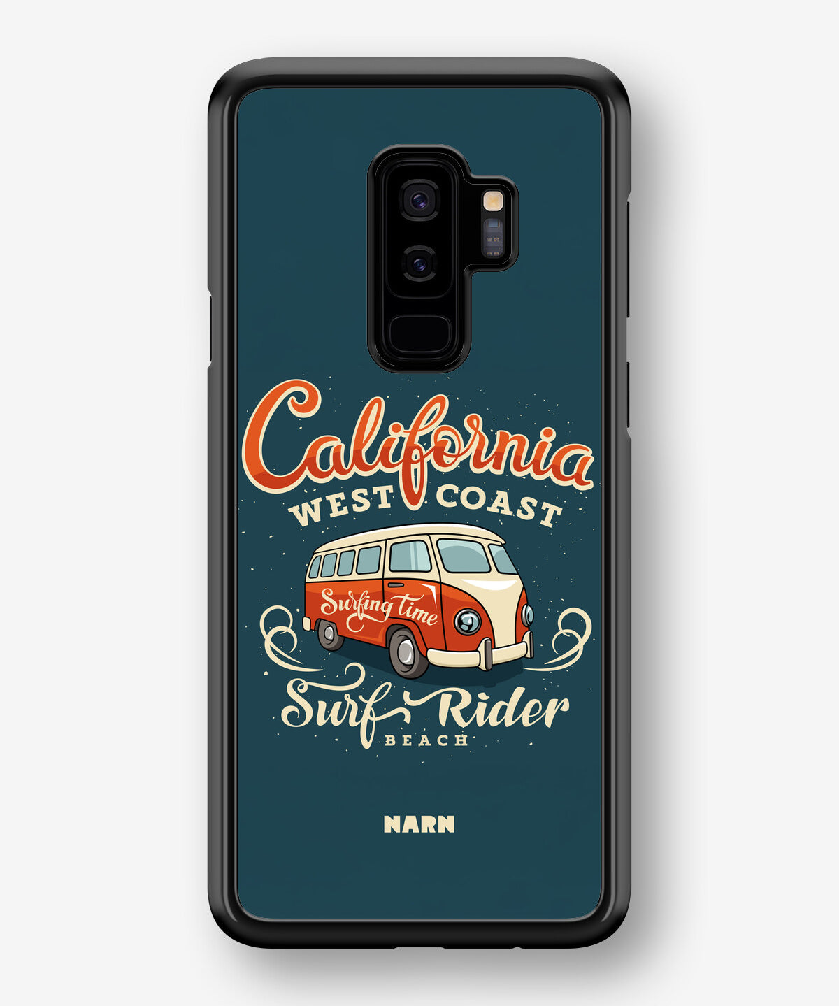 Samsung Galaxy S9 Plus Hard Case – California Surf - View 1