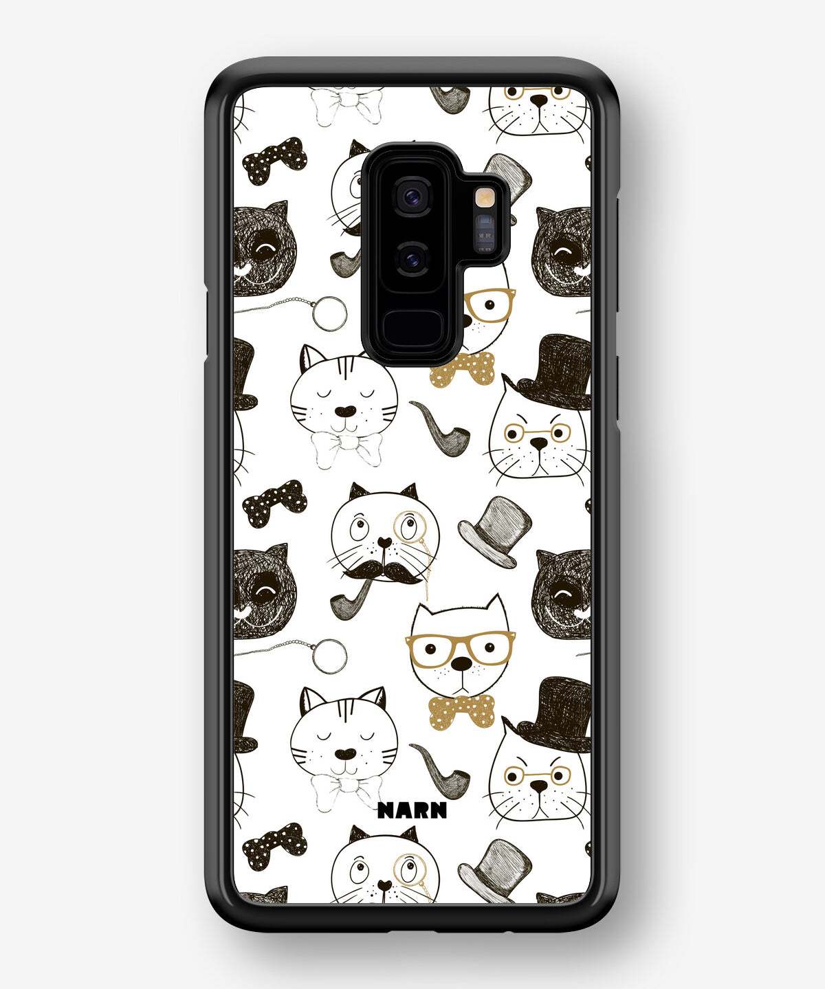Samsung Galaxy S9 Plus Hard Case – Cartoon Cats - View 1