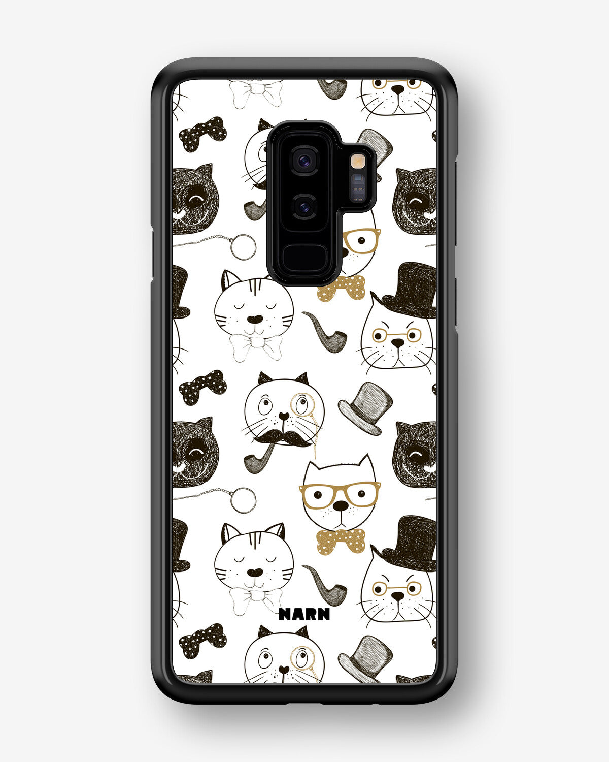 Samsung Galaxy S9 Plus Hard Case – Cartoon Cats - View 1