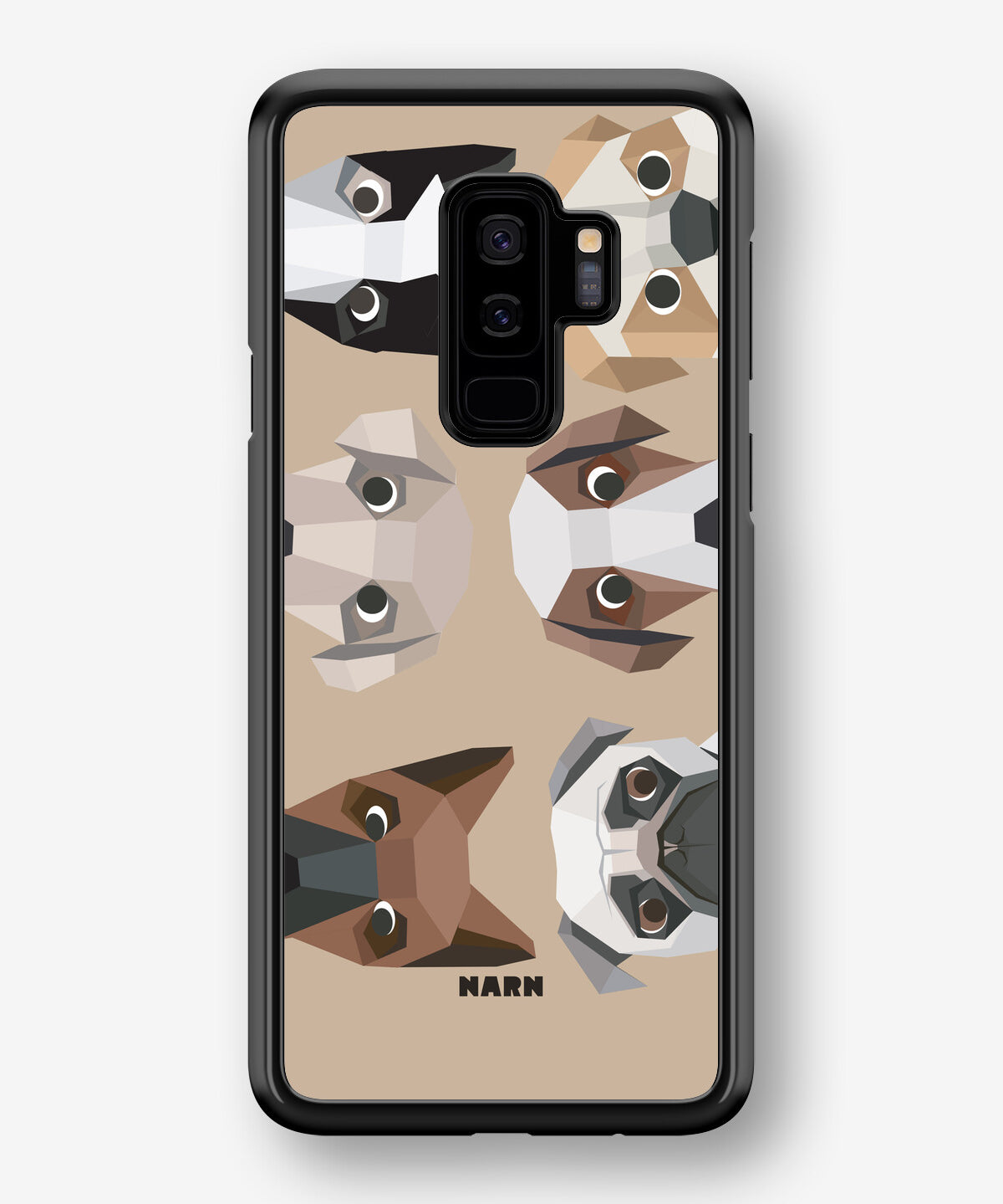 Samsung Galaxy S9 Plus Hard Case – Cute Dogs - View 1