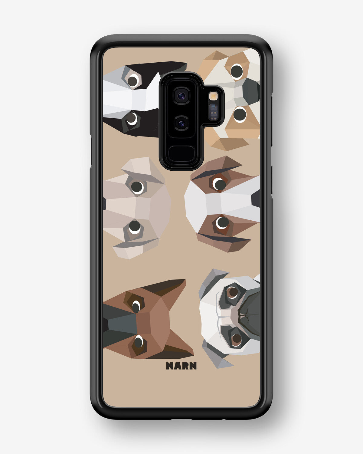 Samsung Galaxy S9 Plus Hard Case – Cute Dogs - View 1