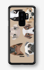 Samsung Galaxy S9 Plus Hard Case – Cute Dogs - View 1