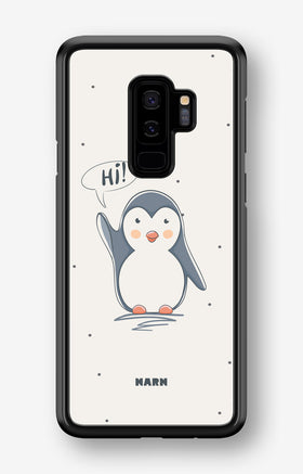 Samsung Galaxy S9 Plus Hard Case – Cute Penguin - View 1